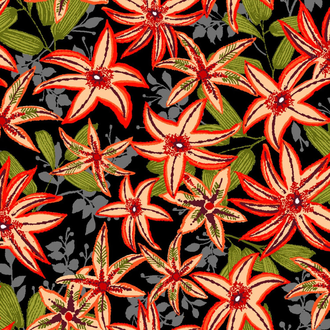 Paintbrush Studio UBUNTU 120-99822 Coral Flowers