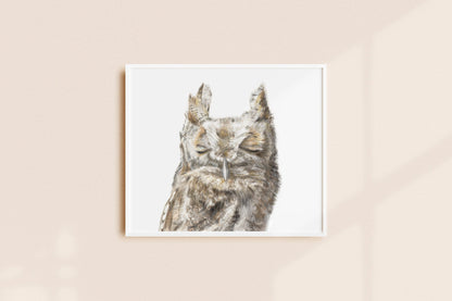 Burrowing Owl Art Print