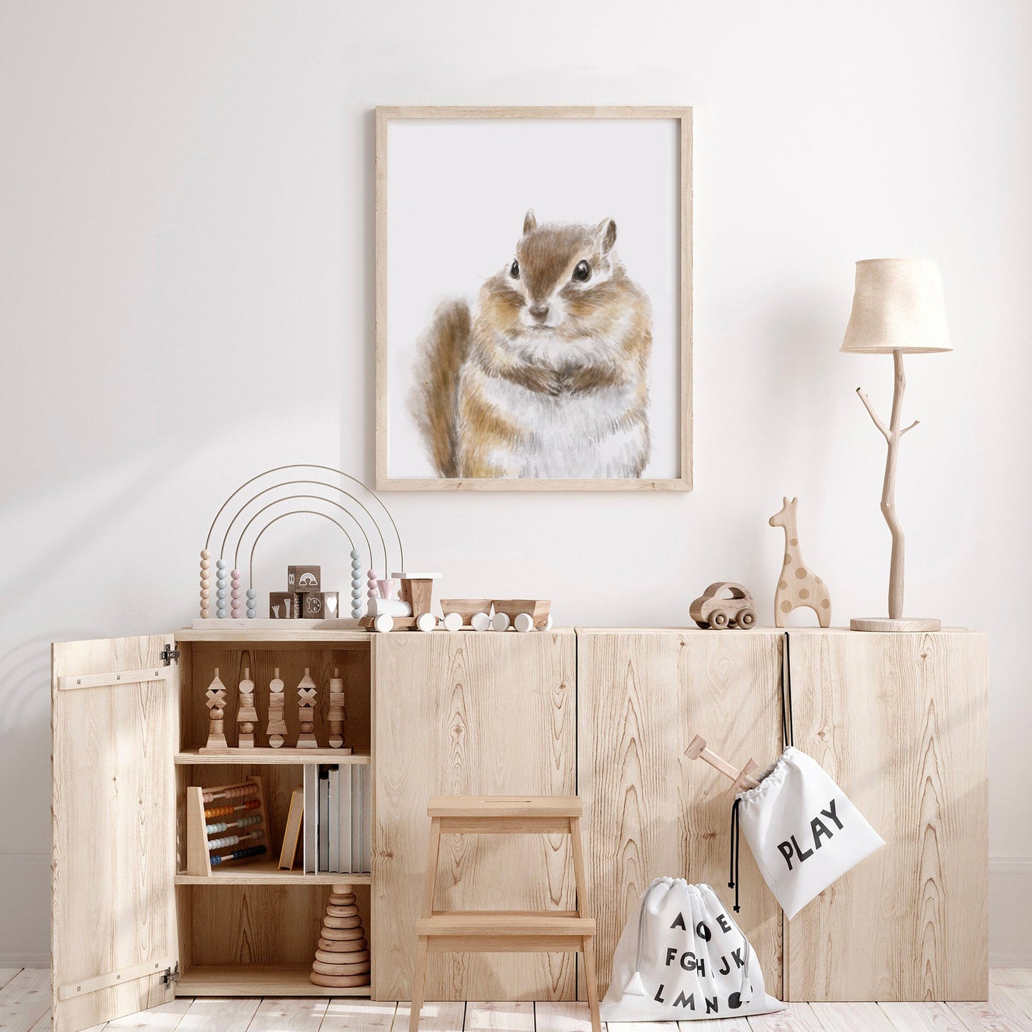 Chipmunk Art Print