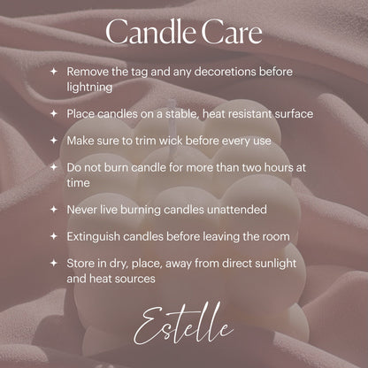 Heart Pillar Soy Candle | Sculptural Home Decor