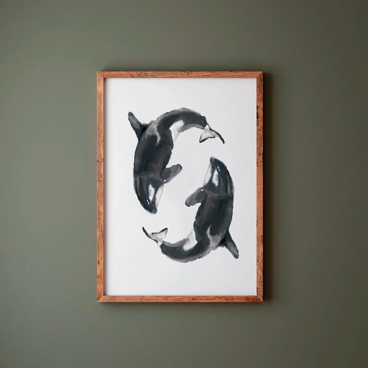 Whale Art Print