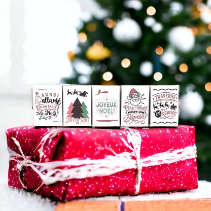 Seed Packages - Christmas - French - Paquets de graines françaises pour Noël - Comprend 10 paquets de graines de pavot