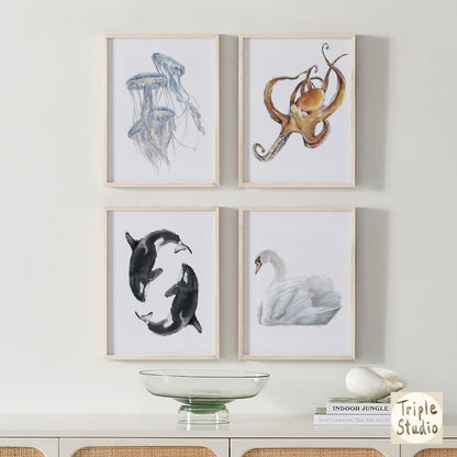 Whale Art Print