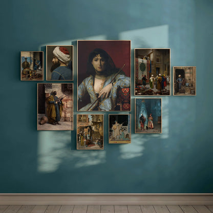 Eastward Gaze: Art Prints Inspired by the Ottoman and Arab Worlds Set