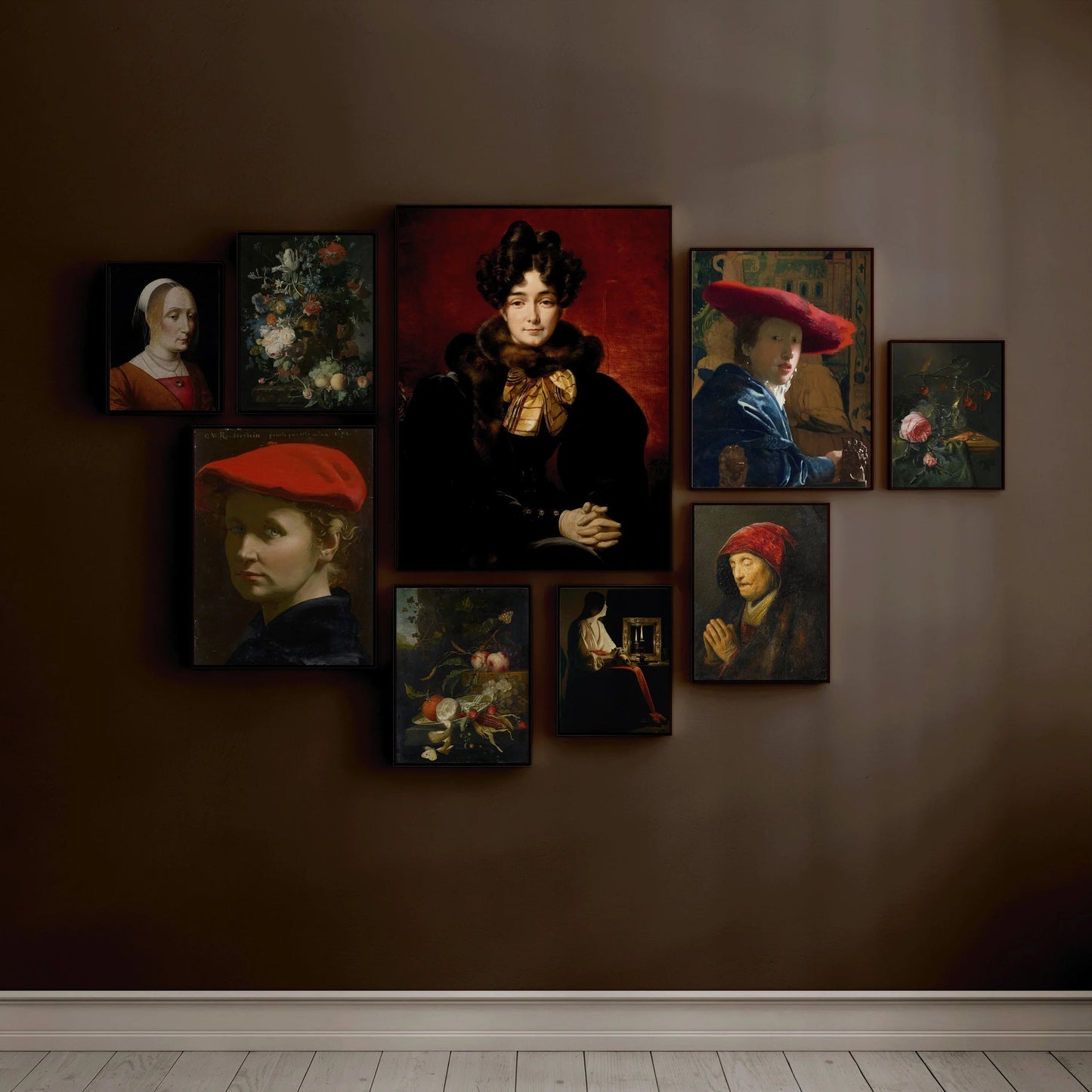 Dark Academia Art Print: Ghirlandaio Portrait, Museum Quality