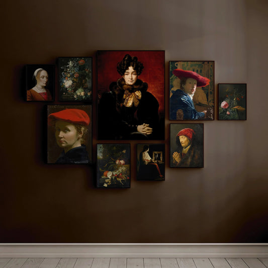 Dark Academia Art Print: Ghirlandaio Portrait, Museum Quality
