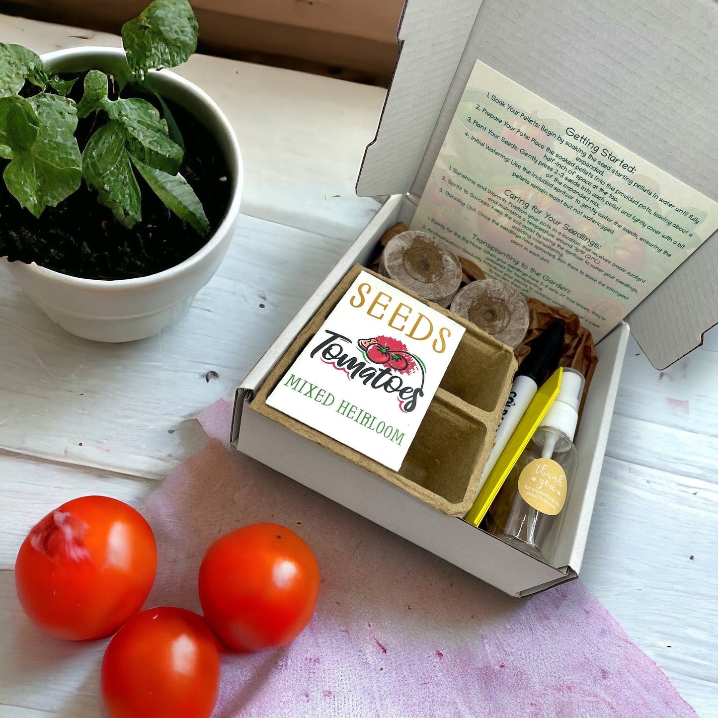 Kit - Heirloom Tomato Starter Kit: Grow Your Own Delicious Heritage Tomatoes