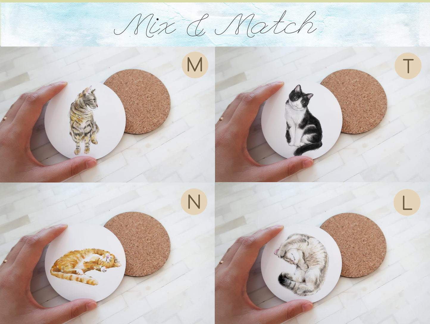 Orange Cat Coaster