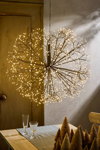 Illuminated LED Branch Sphere