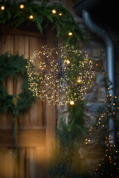 Illuminated LED Branch Sphere