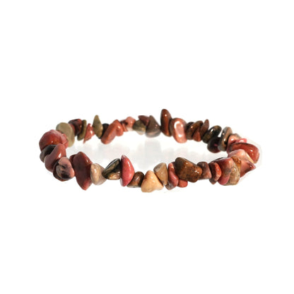Rhodochrosite Bead Bracelet