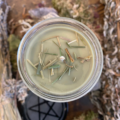 Sweetgrass Blessing Magic Spell Aromatherapy Candle