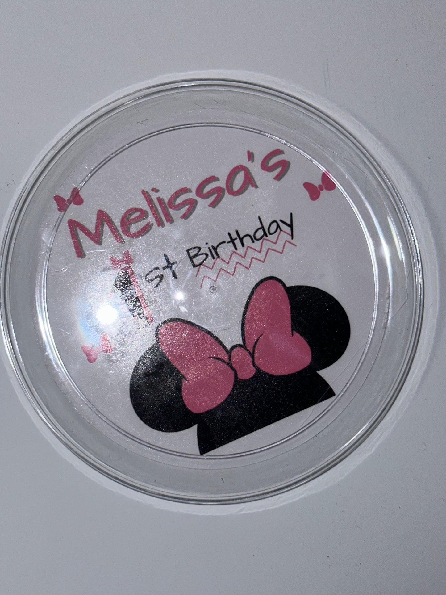Custom Plates Set of 12 - Durable Food-Safe Party Plates