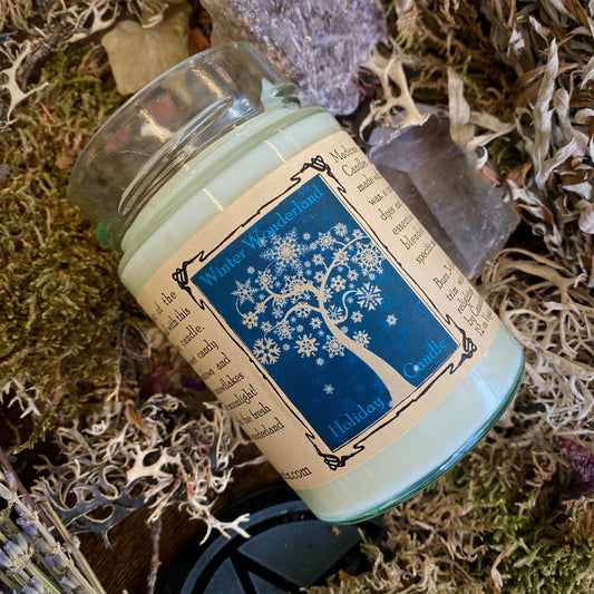 Bougie d'ambiance Fêtes d'hiver enchantées