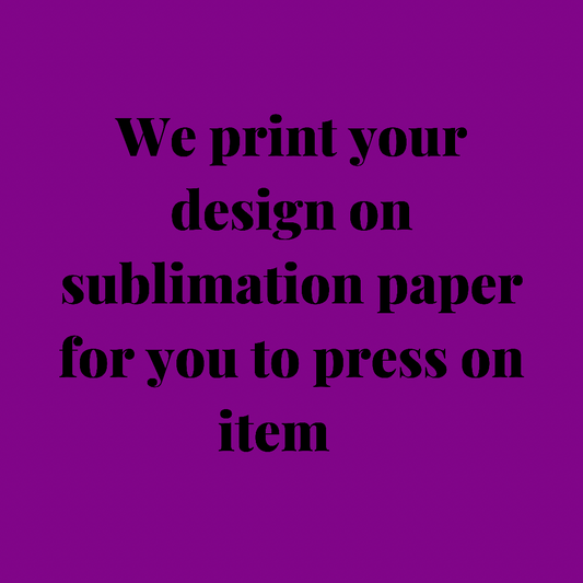 Sublimation Transfers - Custom Heat Transfer Prints