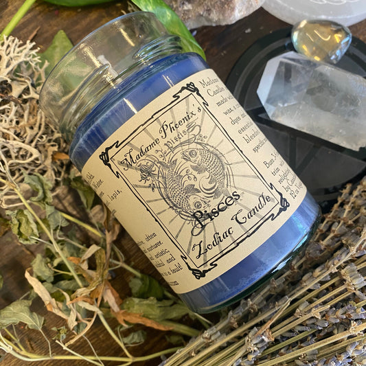 Bougie Sortilège Poisson Magie du Zodiaque