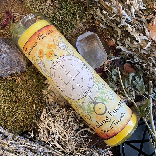 Bougies de sort d'énergie de guérison