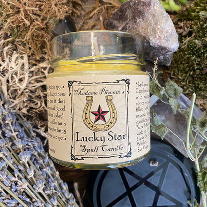 Lucky Star Magic Spell Candle