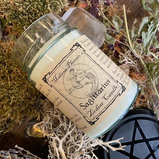 Bougie de Sortilège Sagittaire Magie du Zodiaque
