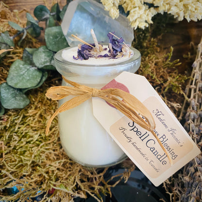 Goddess Blessing Mini Spell Candles with Essential Oil Magical Blend