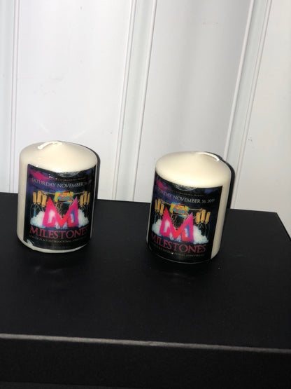 Bougies personnalisées - Bougies d'événement personnalisées