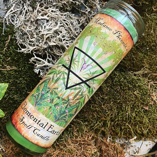 Bougies de Sortilèges Magiques Élémentaires TERRE de style 7 jours