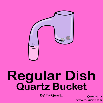 Seau à quartz à plat régulier