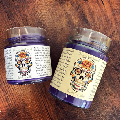 Day of the Dead Ancestor Offering Magic Spell Candle