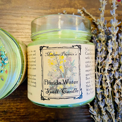 Florida Water Blessing Candle