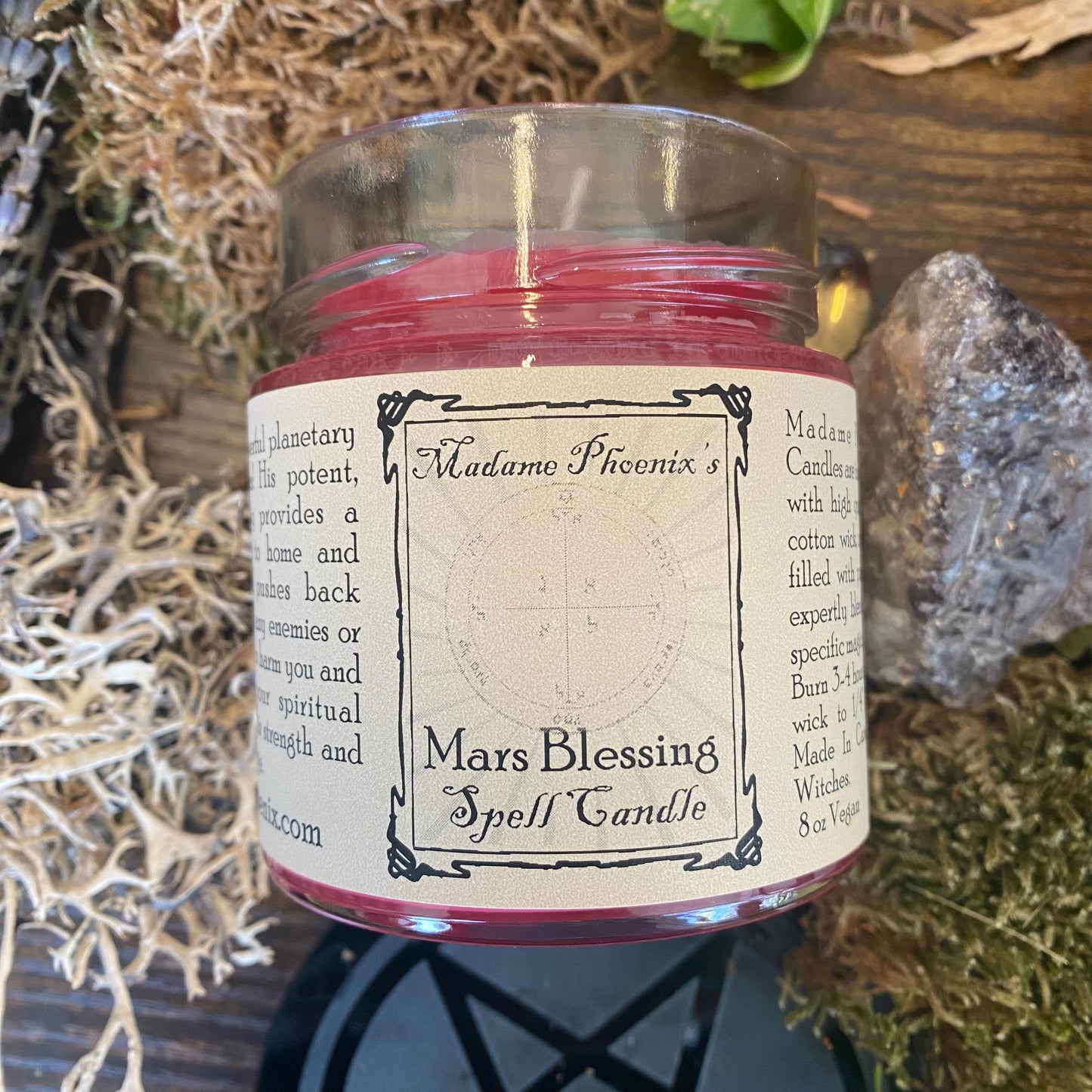 Planetary Magic Mars Spell Candle