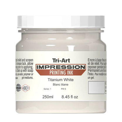 Encre d'impression au bloc Impressions - Blanc Titane