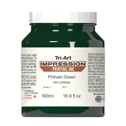 Impressions Block Printing Ink - Phthalo Green