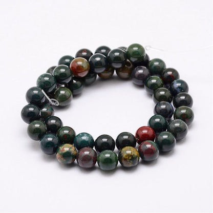 Indian Bloodstone Gemstone Bead
