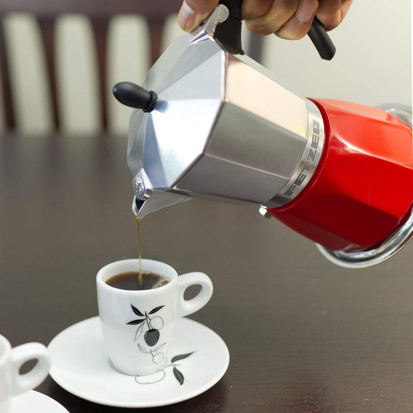 Induction-Ready! Dolce Moka Pots [Steel Boiler]