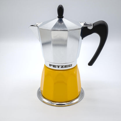 Induction-Ready! Dolce Moka Pots [Steel Boiler]