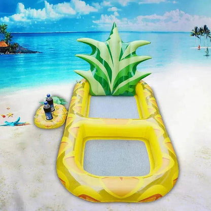 Inflatable Swimming Pool Pineapple Floating Row Air Cushion Bed Summer Water Floating Hammock Air Mattress Water Sports Toys