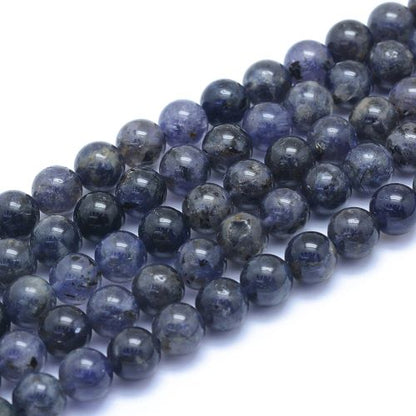 Iolite Gemstone Bead