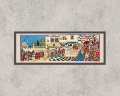 Ivan Bilibin Aladdin Print: Vintage Fairytale Artwork