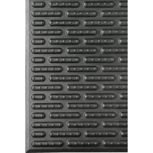 Ergomat® Softline Autoclavable Mats, Bubbled, 2' x 3' x 1/2", Black, Rubber