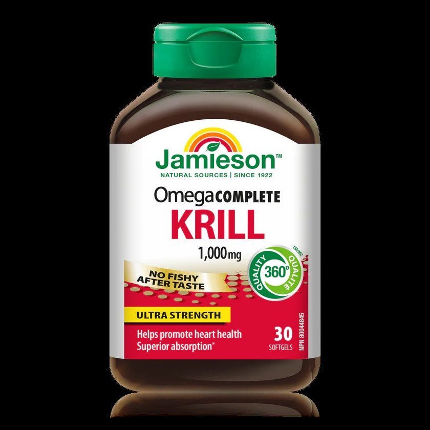 Krill Omega Complete - Promote Heart Health 1000mg (30 Softgels)