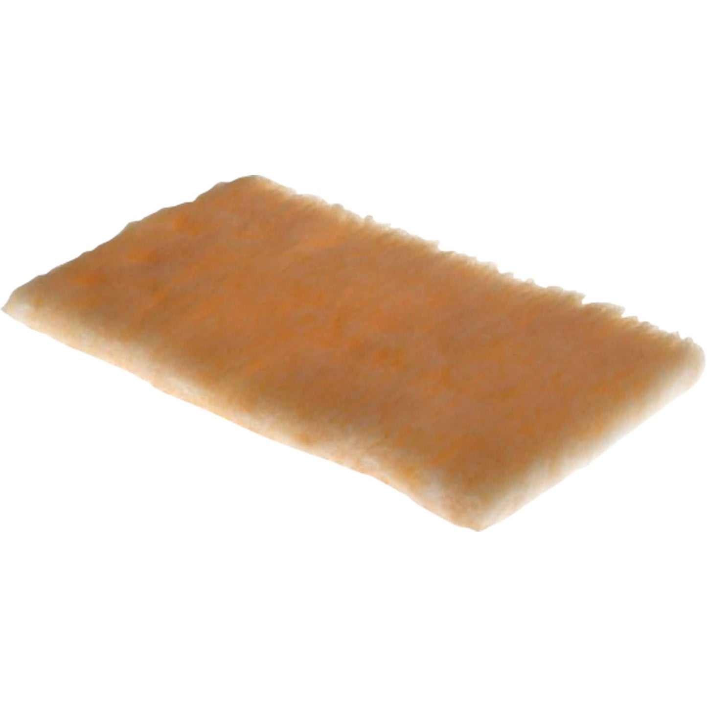 Mop Applicator with Wood Block, Finishing, Synthetic Lambs Wool, 16"