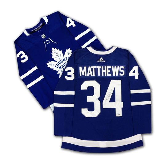 AUSTON MATTHEWS SIGNED TORONTO MAPLE LEAFS JERSEY