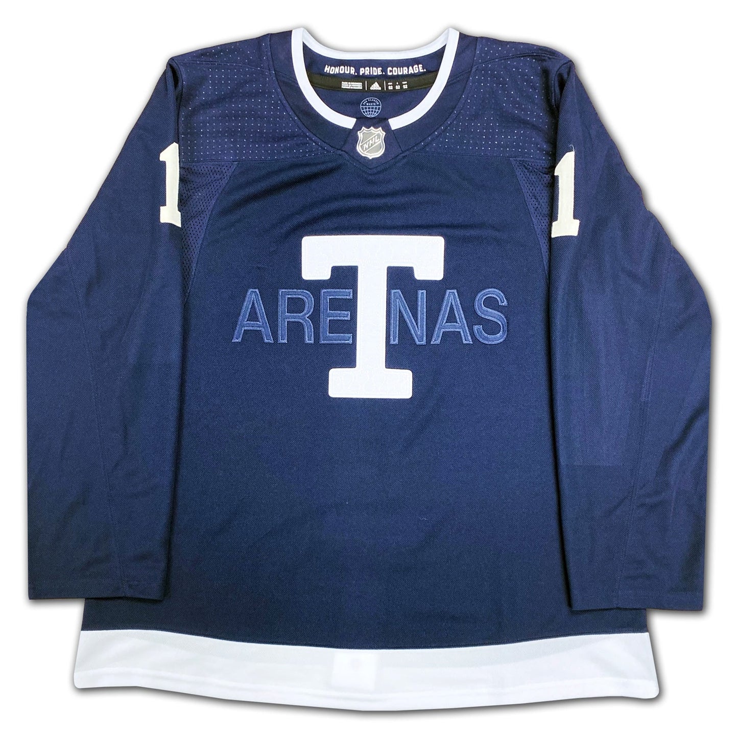 JOHNNY BOWER SIGNED TORONTO ARENAS ADIDAS JERSEY