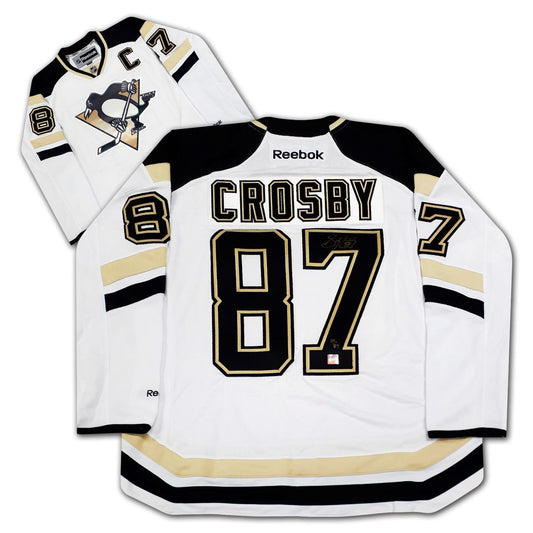SIDNEY CROSBY SIGNED JERSEY PITTSBURGH PENGUINS LTD ED /87