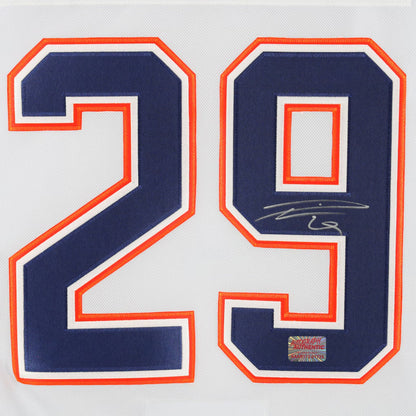 Leon Draisaitl Autographed Edmonton Oilers White Jersey