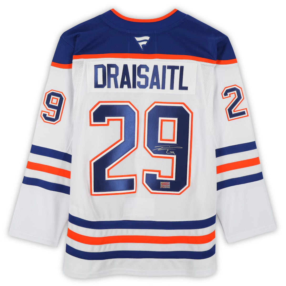 Leon Draisaitl Autographed Edmonton Oilers White Jersey