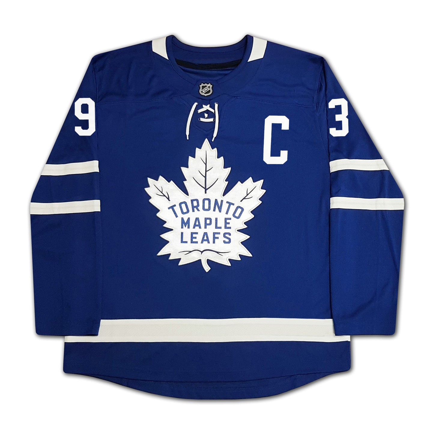 DOUG GILMOUR SIGNED FANATICS BLUE TORONTO MAPLE LEAFS JERSEY