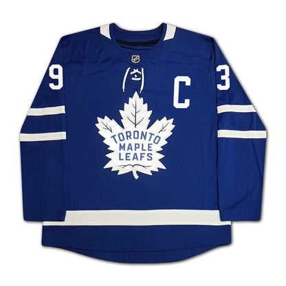 DOUG GILMOUR SIGNED FANATICS BLUE TORONTO MAPLE LEAFS JERSEY