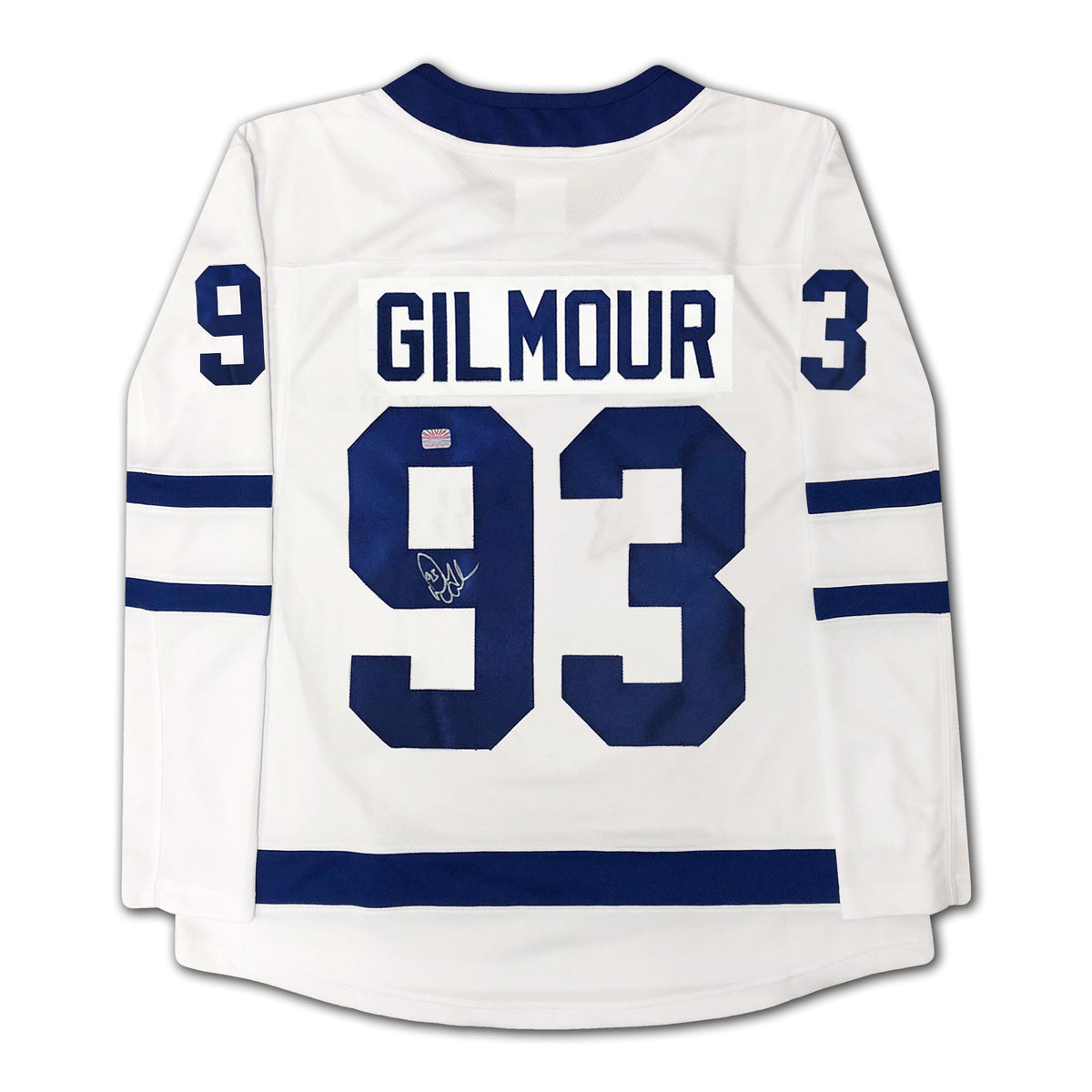 Doug Gilmour Autographed Toronto Maple Leafs White Jersey