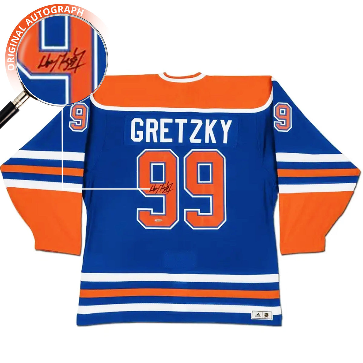 Wayne Gretzky Autographed Edmonton Oilers Blue Jersey